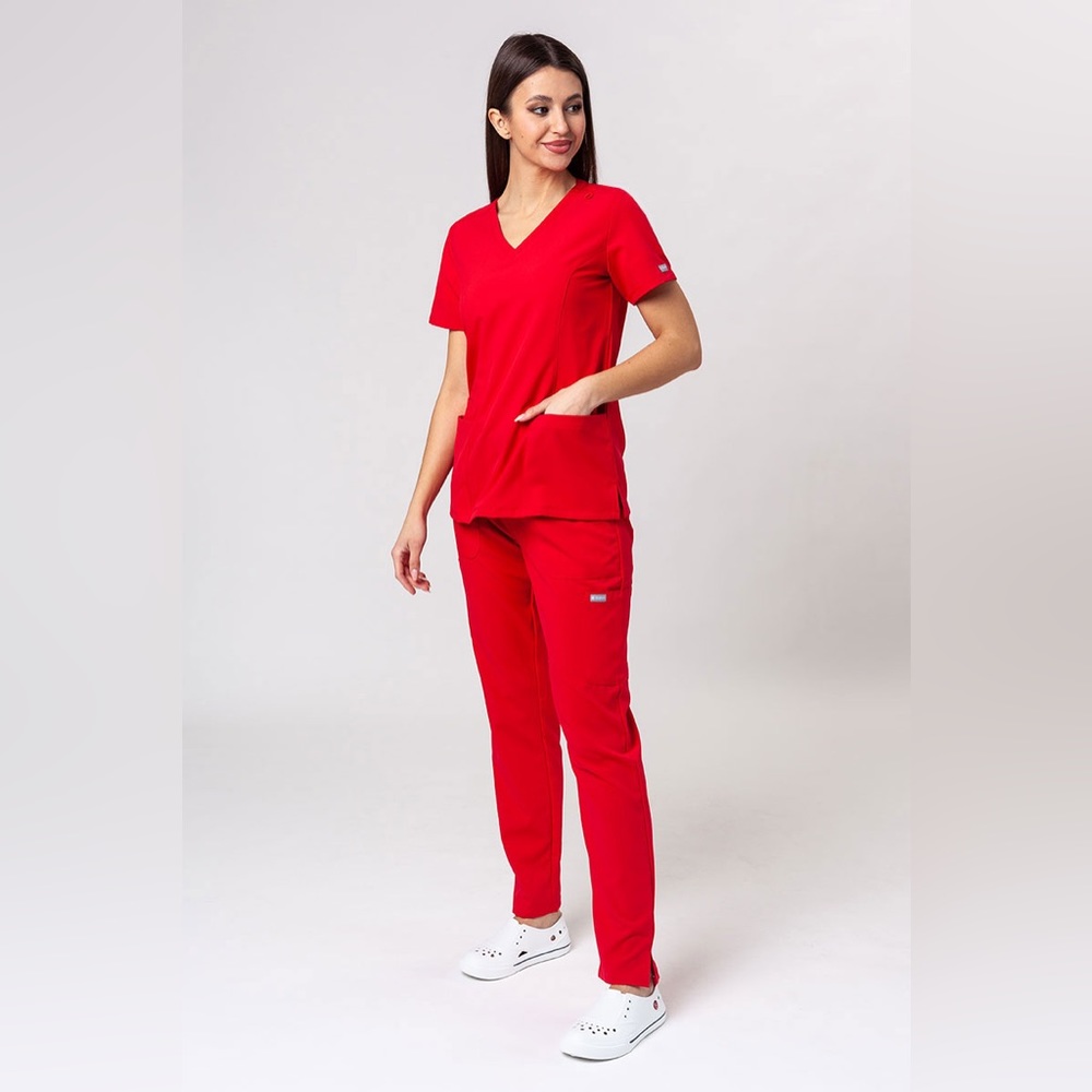 Maevn momentum red scrubs